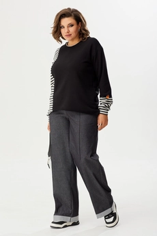 Брюки 6041 графит BegiModa