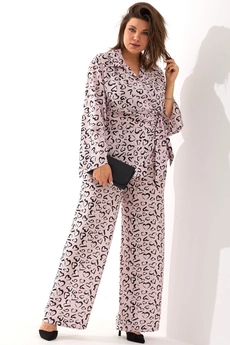 Брюки 6051 розовый + сердце BegiModa