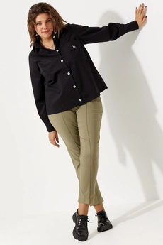 Брюки 6054 оливка BegiModa