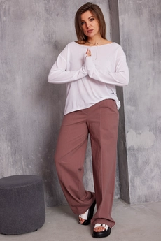 Брюки 6066 виноград BegiModa