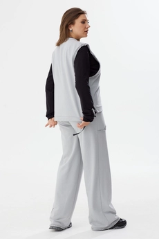 Жилет 7011 пепел BegiModa