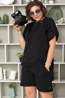 Шорты 8004 черный BegiModa