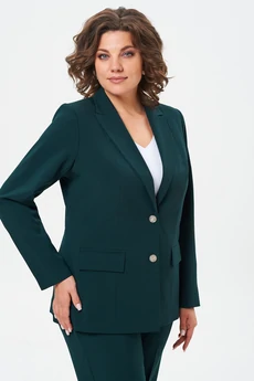 Костюм брючный 412+596 изумурд БелЭльСтиль