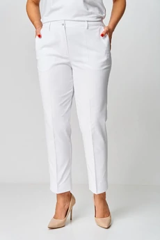 Брюки 586 белый джинс БелЭльСтиль
