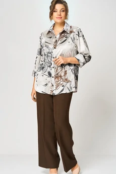 Брюки 601 коричневый БелЭльСтиль