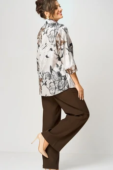 Брюки 601 коричневый БелЭльСтиль