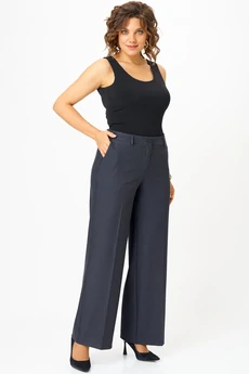 Брюки 601 серо-синяя клетка БелЭльСтиль