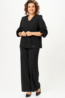 Блузка 879 черный БелЭльСтиль