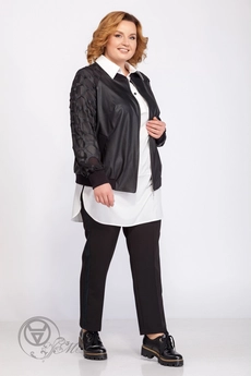 Бомбер 1603 черный Belinga