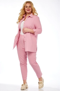 Костюм брючный 2264 розовый Belinga