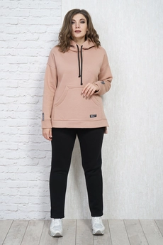 Спортивный костюм 4315 бежевый+черный Белтрикотаж