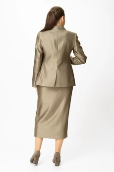 Костюм с юбкой 1016-1 бежевый Bonna Image
