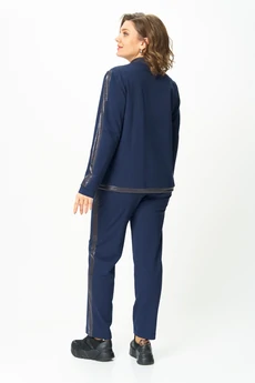 Костюм брючный 455-1 синий Bonna Image