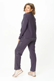 Костюм брючный 455-2 серо-фиолетовый Bonna Image