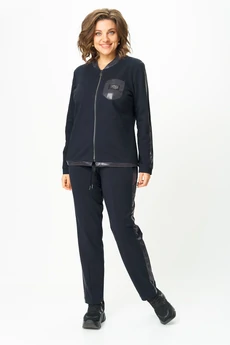 Костюм брючный 455-3 темно-серый Bonna Image