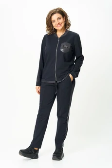 Костюм брючный 455-3 темно-серый Bonna Image