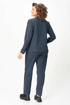 Костюм брючный 455-4 серый Bonna Image