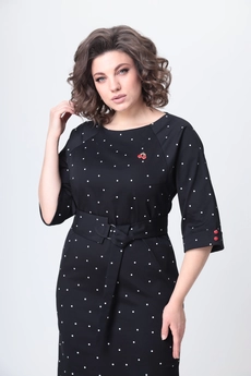 Платье 720 крупный горох Bonna Image