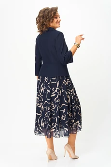 Платье 922-1-5 синий Bonna Image