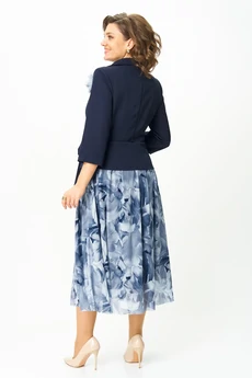 Платье 922-13 синий Bonna Image