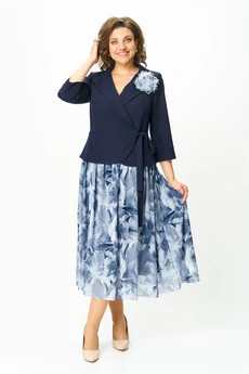 Платье 922-13 синий Bonna Image