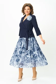 Платье 922-13 синий Bonna Image