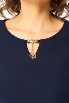 Платье 954-1-2 синий Bonna Image