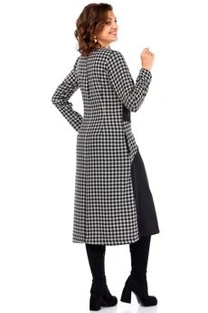 Платье 5071 гусиная лапка + черный Celentano lite