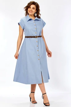 Платье 5085 голубой Celentano lite