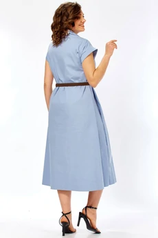 Платье 5085 голубой Celentano lite