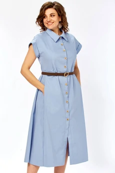 Платье 5085 голубой Celentano lite