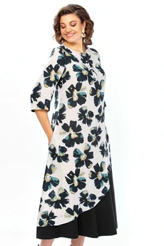 Платье 5088 мультиколор Celentano lite