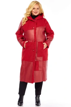 Дубленка 2087 алый Celentano