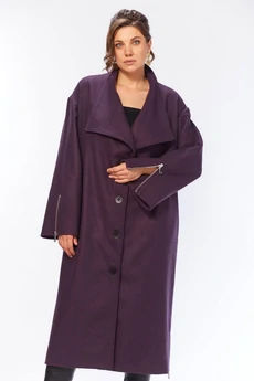 Пальто 2100 баклажанный Celentano