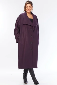 Пальто 2100 баклажанный Celentano