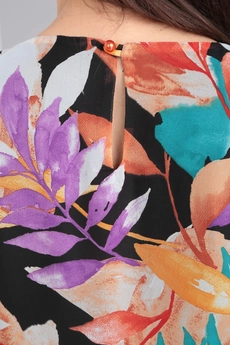 Платье 4003-1 листья Celentano