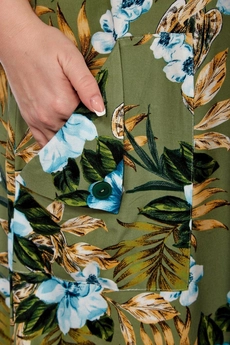 Платье 5000-2 оливковый Celentano