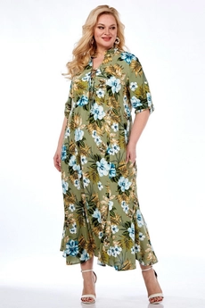 Платье 5001-2 оливковый Celentano