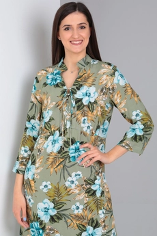 Платье 5001-1 оливковый Celentano