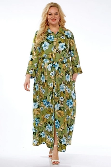 Платье 5004-2 оликовый Celentano