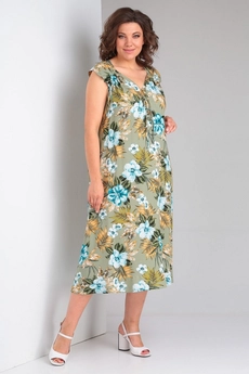 Платье 5013-2 оливковый Celentano