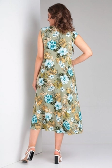 Платье 5013-1 оливковый Celentano