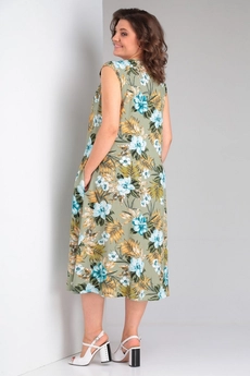 Платье 5013-2 оливковый Celentano