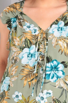 Платье 5013-1 оливковый Celentano