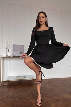 Платье 0610 черный Continental Fashion