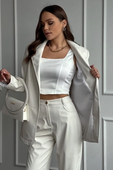 Жакет 1201-1 молочный Continental Fashion