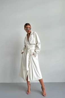 Плащ 1610-3 молоко Continental Fashion