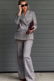 Брюки 040 мелкий квадратик DNM