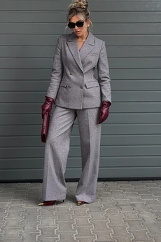 Брюки 040 мелкий квадратик DNM