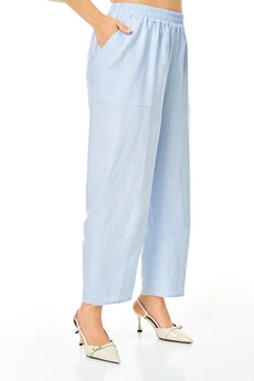 Костюм брючный 26242 молочно-голубой Ladysecret